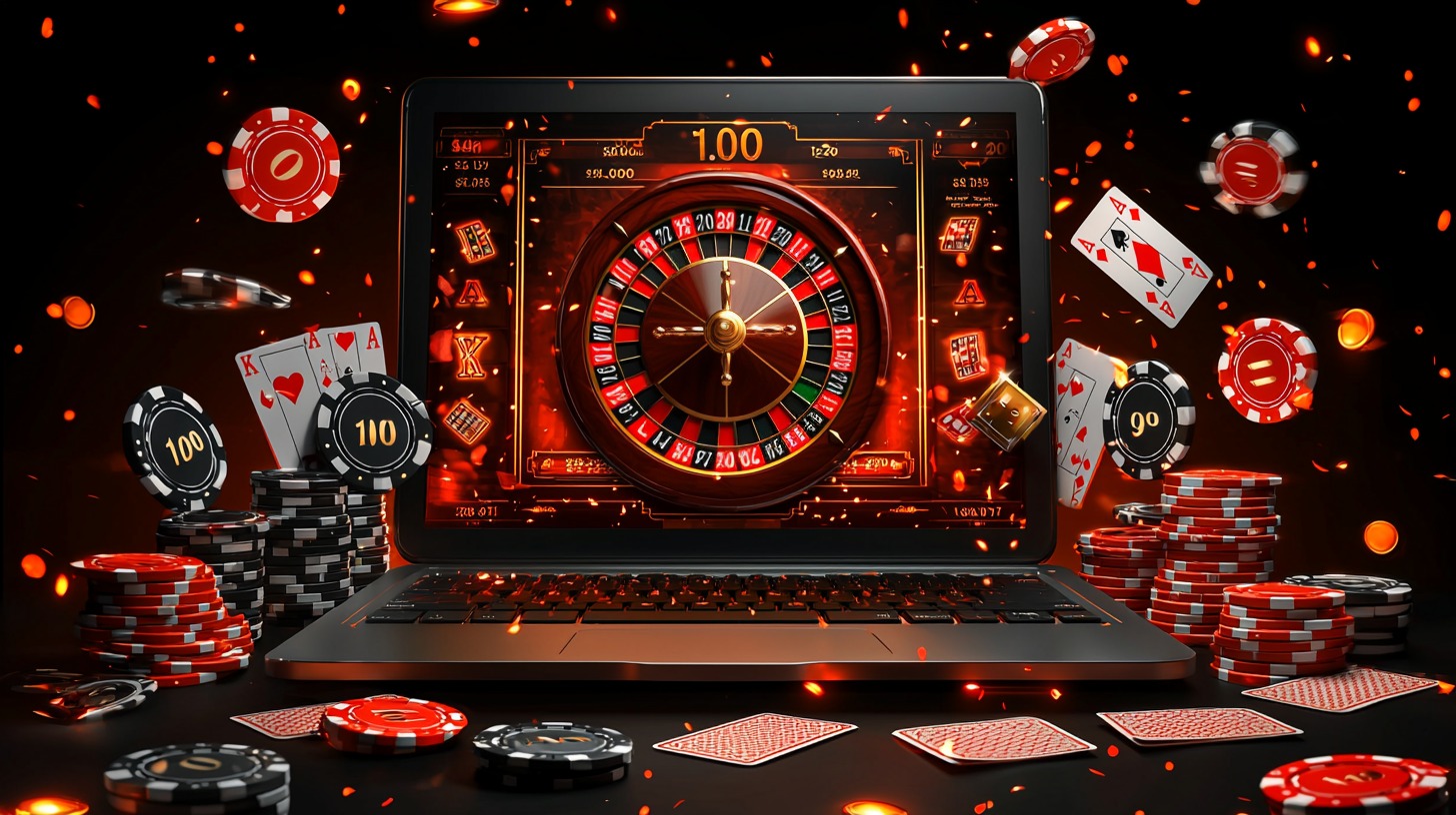 Online casino with a visible license certificate